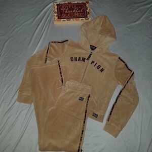 Dolce & Gabbana Tan Track Suit. The Zipper is Broken off but still have it. 👌